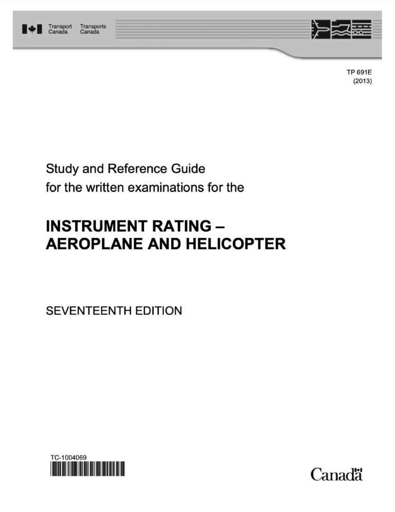 Instrument Rating Study and Reference Guide